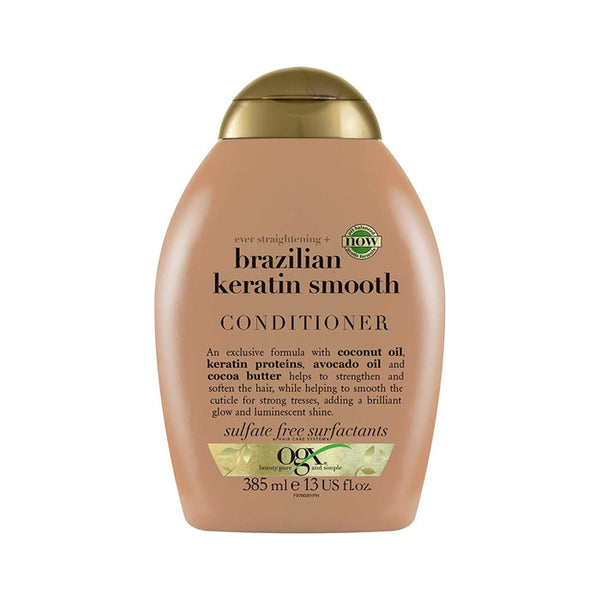 Ogx Conditioner BRAZILIAN KERA BOTTLE 385ML UK