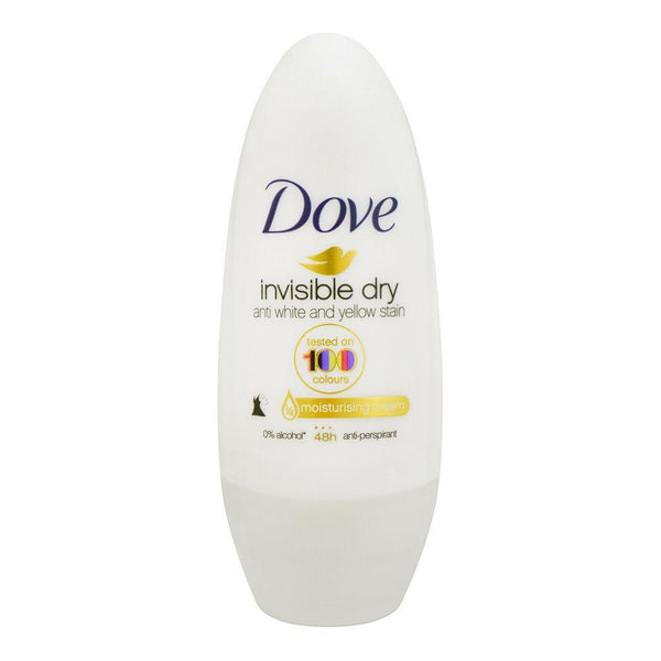 Dove Roll-On Invisible Dry Anti White & Yellow Stain 40ml