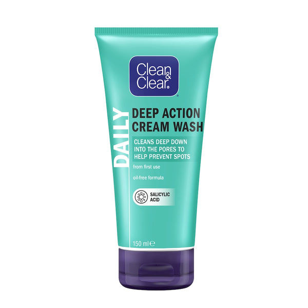 Clean & Clear Deep Action Cream Wash Tube - 150ml