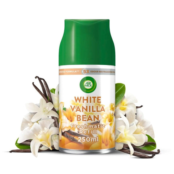 Air Wick Essential Oils White Vanilla Bean Freshmatic Refill 250ml