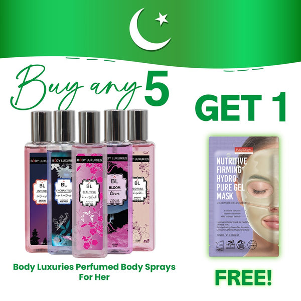 Buy 5 Women Splashes & Get 1 Purederm Mask Free