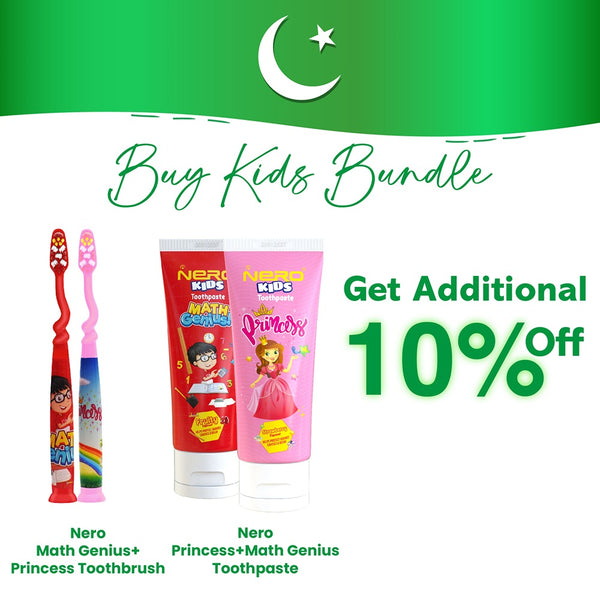 Buy 1 Princess & 1 Math Genius Toothpaste and Toothbrush & Get 10% Extra Off