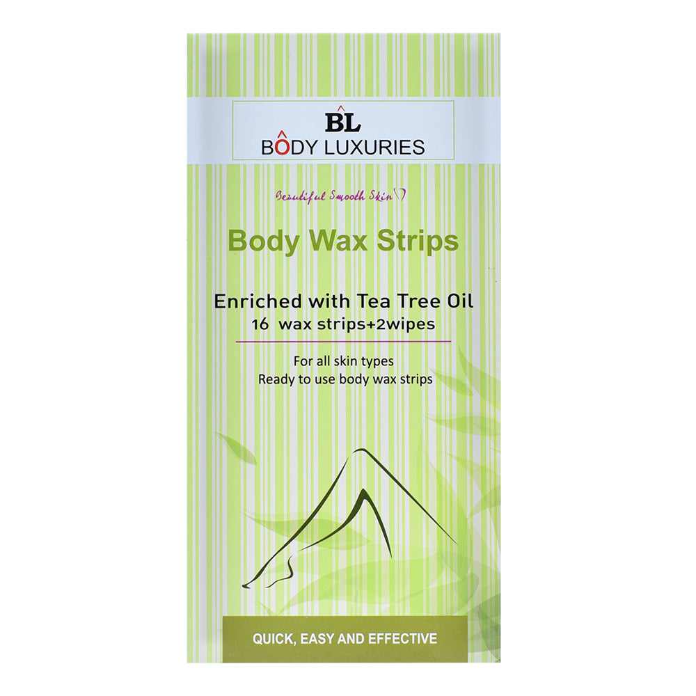 Body Luxuries Body Wax Strips – Tea Tree Oil