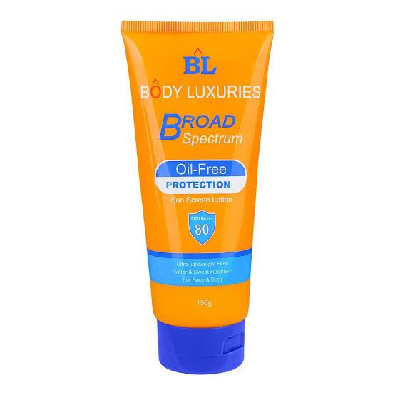 Body Luxuries Broad Spectrum Sun Screen Lotion Spf-80, 150gm