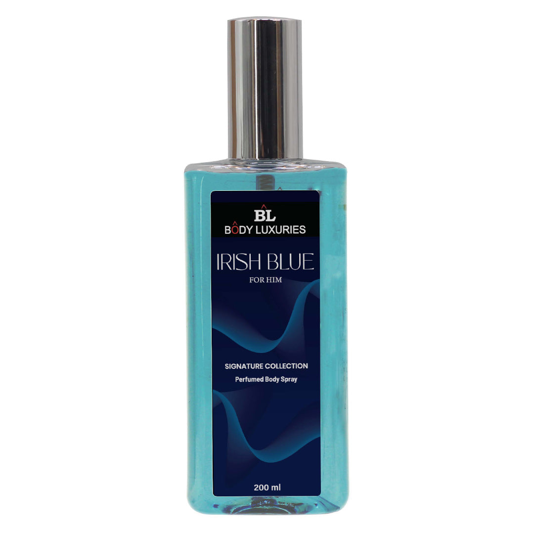 Body Luxuries Irish Blue Perfumed Men Body Spray 200ml