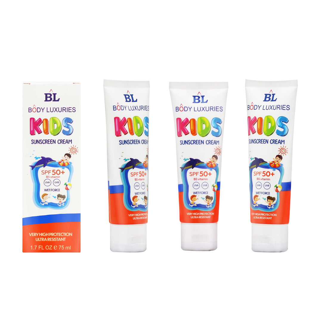 Body Luxuries Kids Sun Screen Spf-50, 75gm