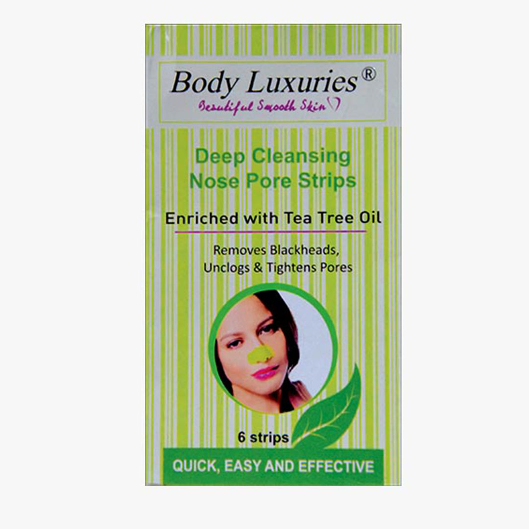 Body Luxuries Nose Strips – Tea Tree Oil 6 Strips