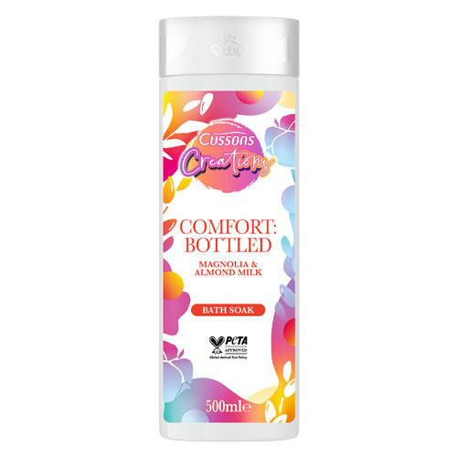 Cussons Creations Comfort Bottled Magnolia & Almond Milk Shower Gel – 500 ml