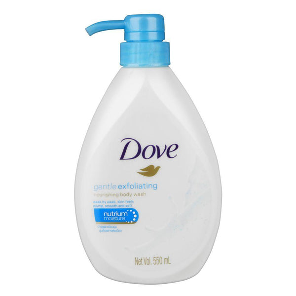 Dove Gentle Exfoliating Nourishing Shower Gel Pump 550ml