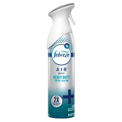 Febreze Heavy Duty Air Freshener Spray – Crisp Clean – 185ml
