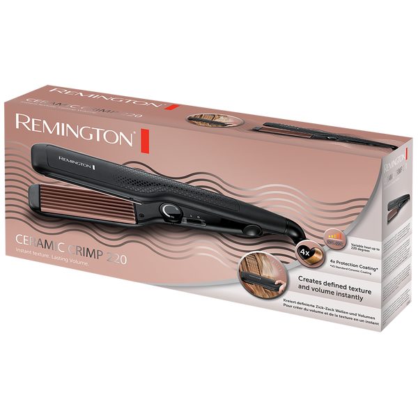 REMINGTON CERAMIC CRIMP CREPE HAIR STRAIGHTENER-S3580