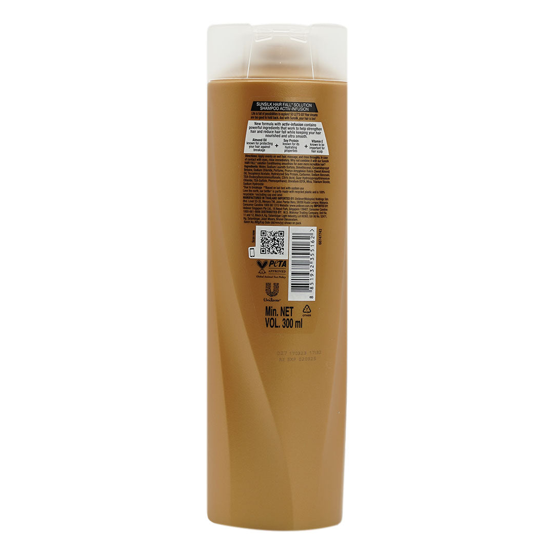 SUNSILK SHAMPOO HAIRFALL SOLUTION GOLDEN BOTTLE 300ml