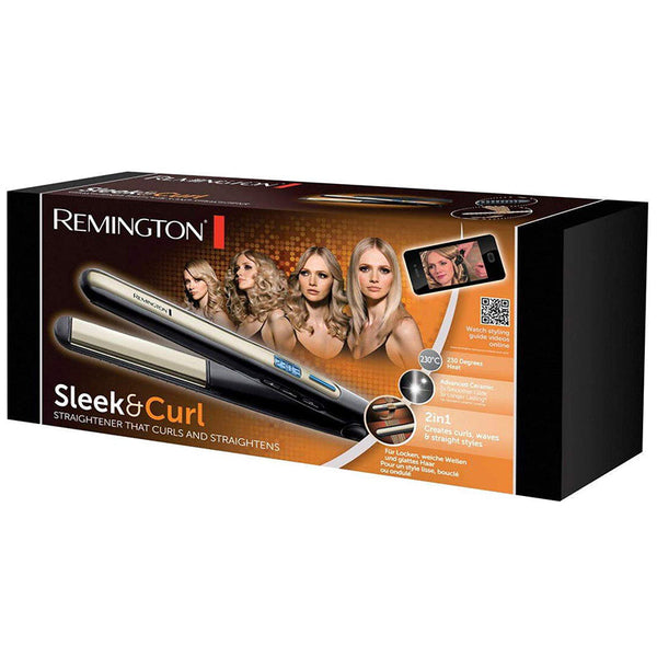 REMINGTON S6500 HAIR STRAIGHTENER SLEEK & CURL