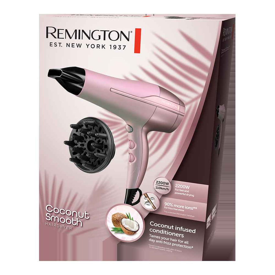 REMINGTON D5901 COCONUT SMOOTH HAIR DRYER