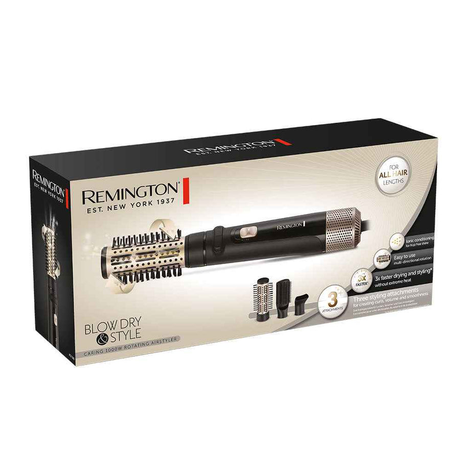 REMINGTON BLOW DRY AND STYLE CARING 1000W ROTATING AIRSTYLER-AS7580