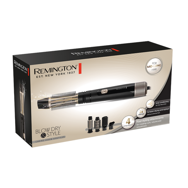 REMINGTON BLOW DRY AND STYLE CARING 1000W AIRSTYLER-AS7500