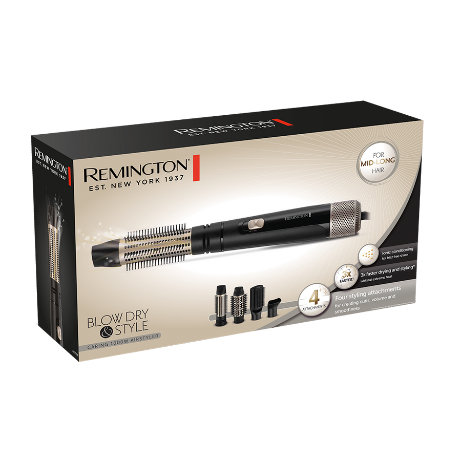 REMINGTON BLOW DRY AND STYLE CARING 1000W AIRSTYLER-AS7500