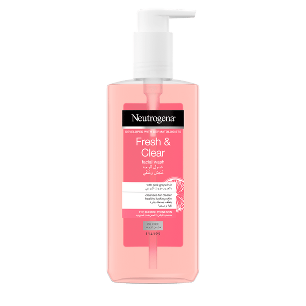 Neutrogena Clear & Radiant Face Wash with Vitamin C & Pink Grapefruit - 200ml