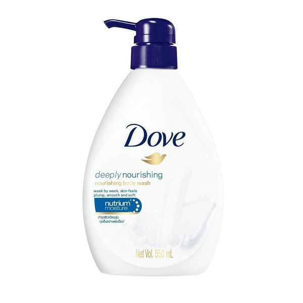 Dove Deeply Nourishing Shower Gel with Pump 550ml