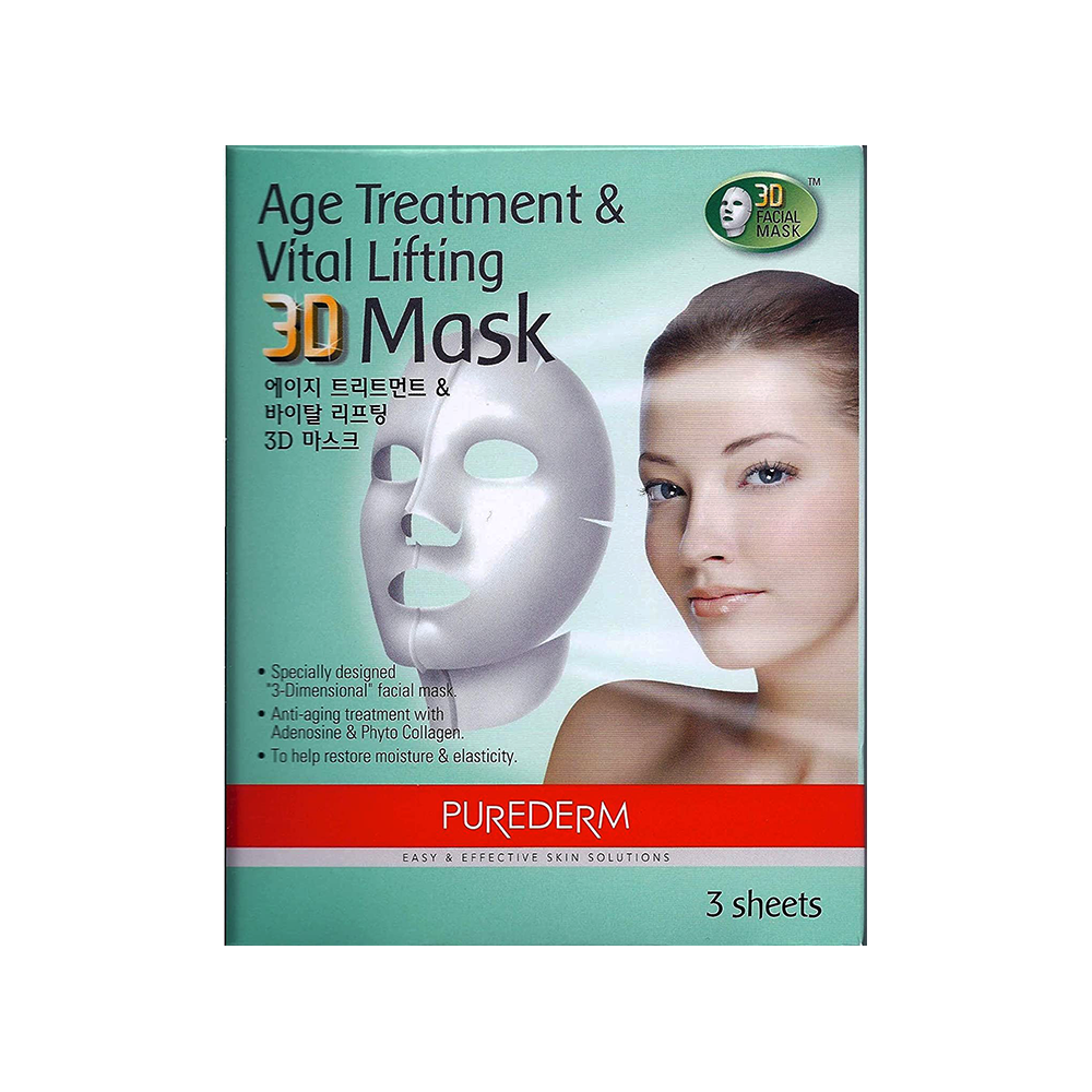 Purederm Age Treatment & Vital Lifting 3D Mask 3 Sheets- ADS297