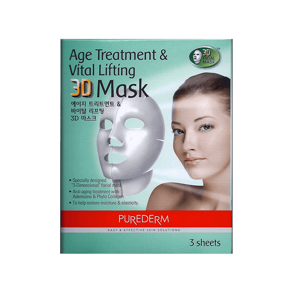 Purederm Age Treatment & Vital Lifting 3D Mask 3 Sheets- ADS297