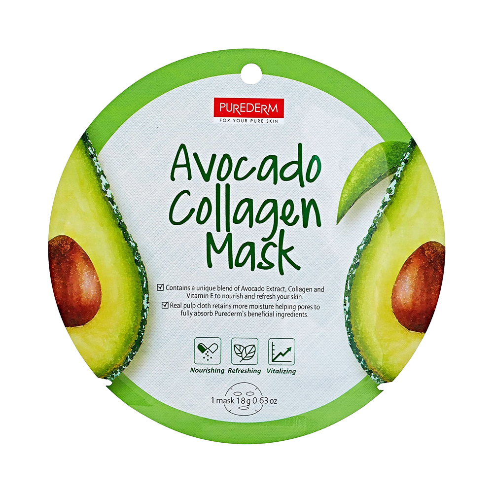 Purederm Avocado Collagen Mask- ADS802