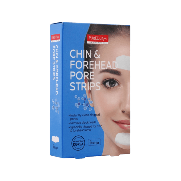 Purederm Chin & Forehead Pore Strips 6 Strips - ADS281