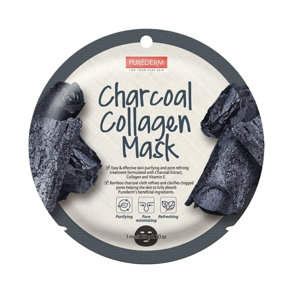 Purederm Collagen Mask – Charcoal 1 Mask 18g